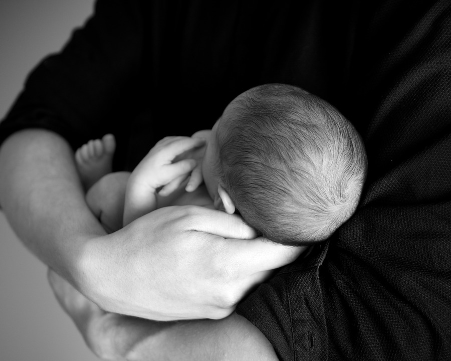 Newborn cradle hold